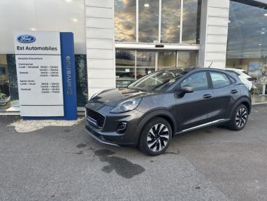 Voir le détail de l'offre de cette FORD Puma 1.0 Flexifuel 125ch S&S mHEV Titanium de 2024 en vente à partir de 243.97 €  / mois