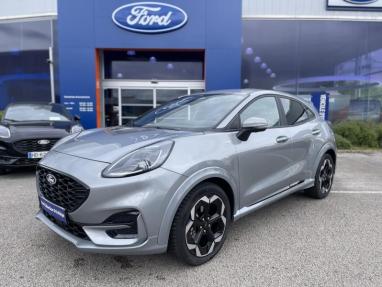 Voir le détail de l'offre de cette FORD Puma 1.0 EcoBoost Hybrid 125ch ST Line X S&S Powershift de 2024 en vente à partir de 248.14 €  / mois