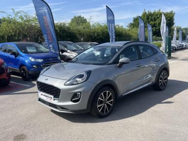 Voir le détail de l'offre de cette FORD Puma 1.0 Flexifuel 125ch S&S mHEV Titanium de 2022 en vente à partir de 198.72 € / mois
