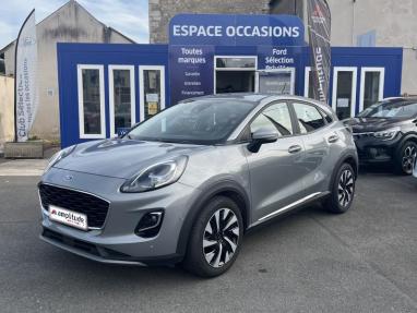Voir le détail de l'offre de cette FORD Puma 1.0 Flexifuel 125ch S&S mHEV Titanium de 2024 en vente à partir de 227.15 €  / mois